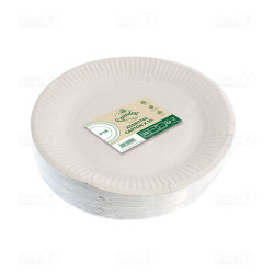 Assiettes rondes - Carton sans lamination plastique